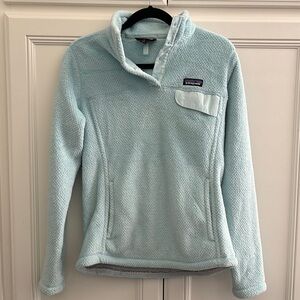 Patagonia Sky Blue Re-Tool Fleece Quarter-Zip
